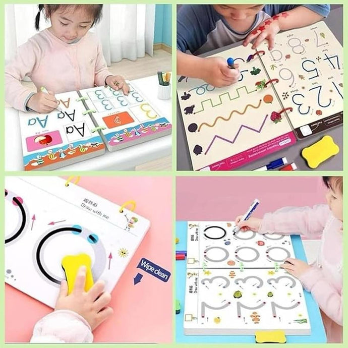 Hand Writing Pen Control Training Book