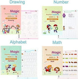 Sank Magic Practice Copybook (4 BOOKS,1 PEN,1 GRIP,10 REFILL)